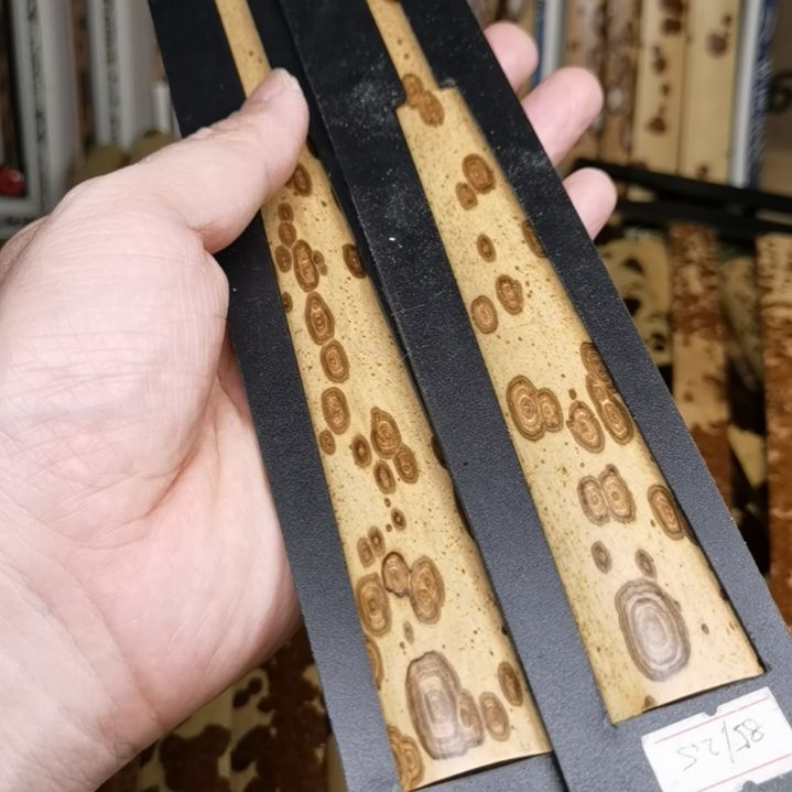 扇子梅鹿扇子料一对