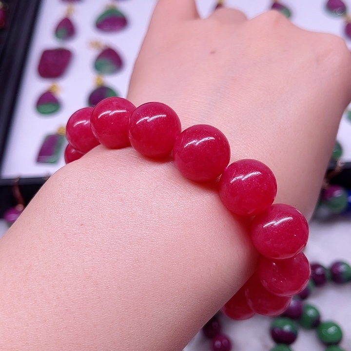 红宝石手串卡14未镶嵌