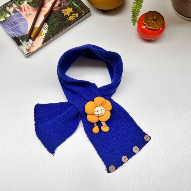 梵依缘叠压式休闲文艺百搭成人保暖厚款纯色针织围巾