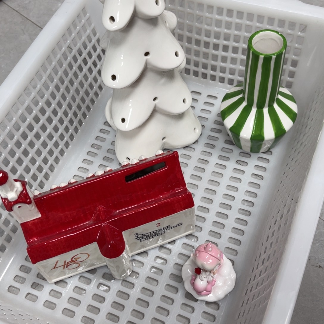 我***色陶摆件微瑕疵陶瓷摆件完美主义慎拍