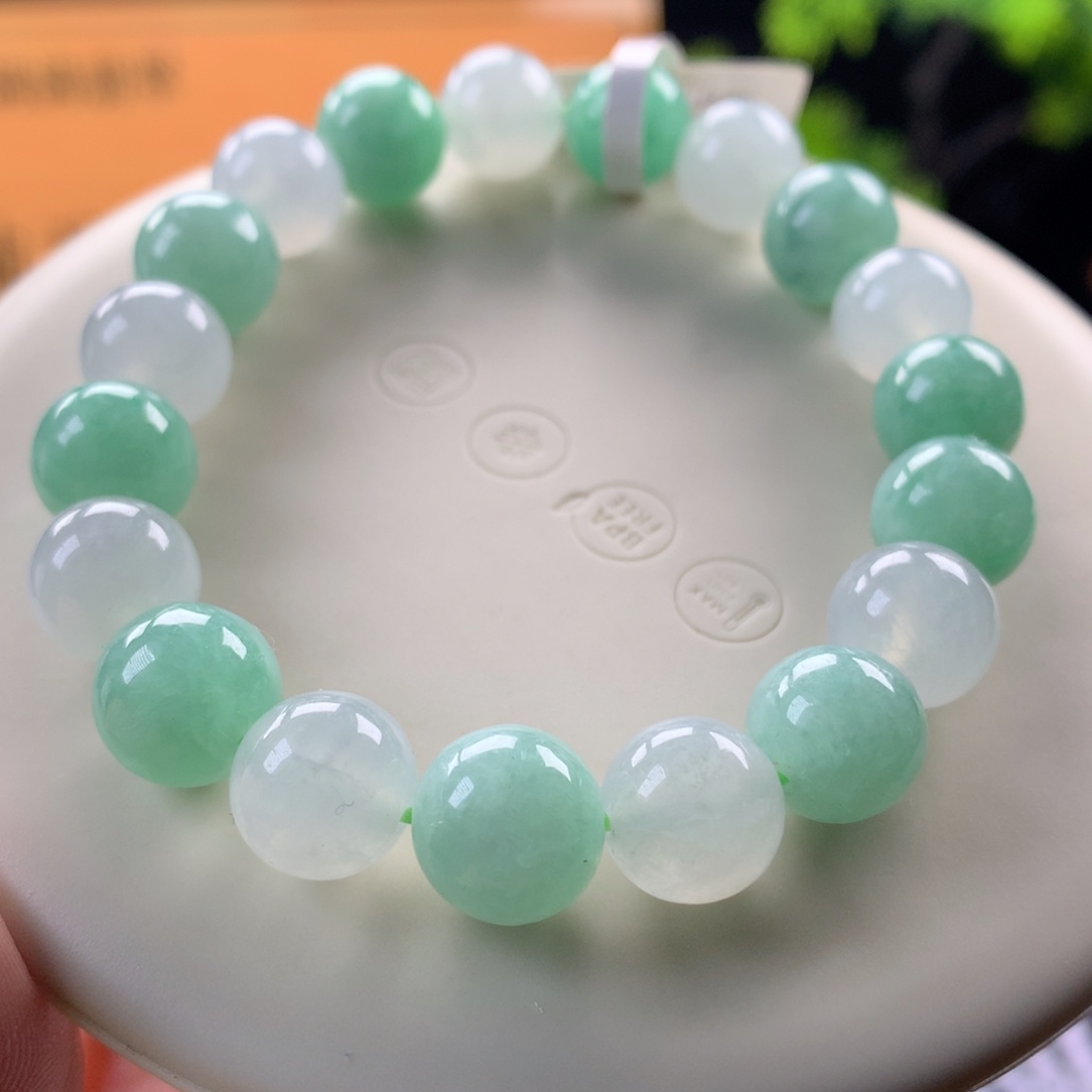 翡翠未镶嵌手链卡10