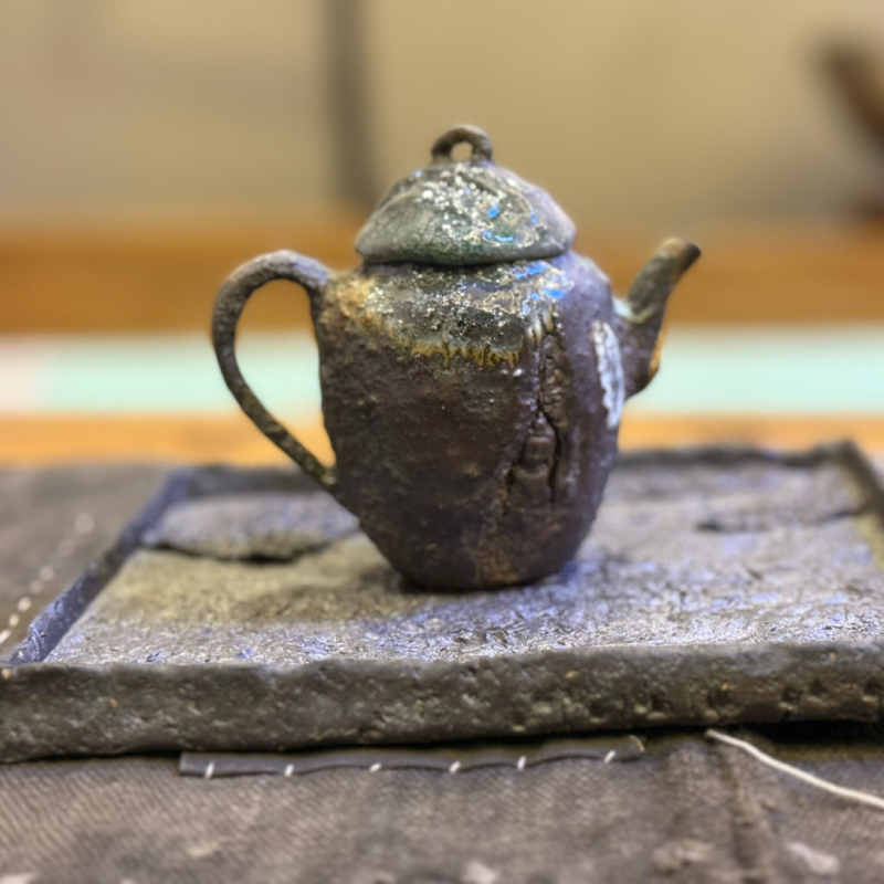 【松之凡】原矿陶土手作柴烧茶器陶瓷泡茶壶直播选拍专用链接茶具