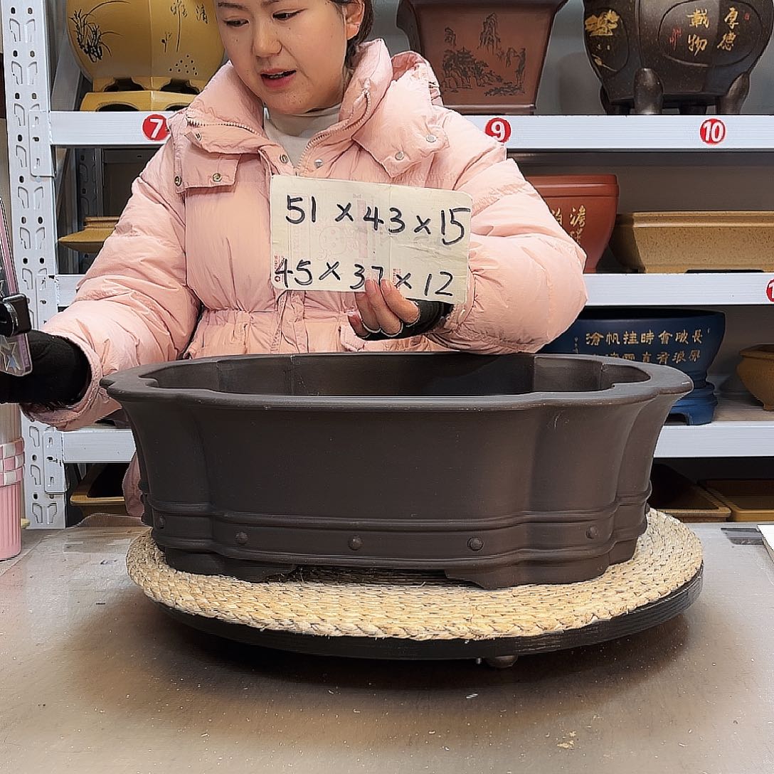 紫砂花盆紫砂花盆