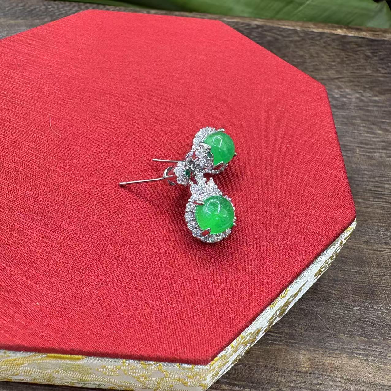 【缅贸甄选】HF521高端时尚设计耳钉多样发一