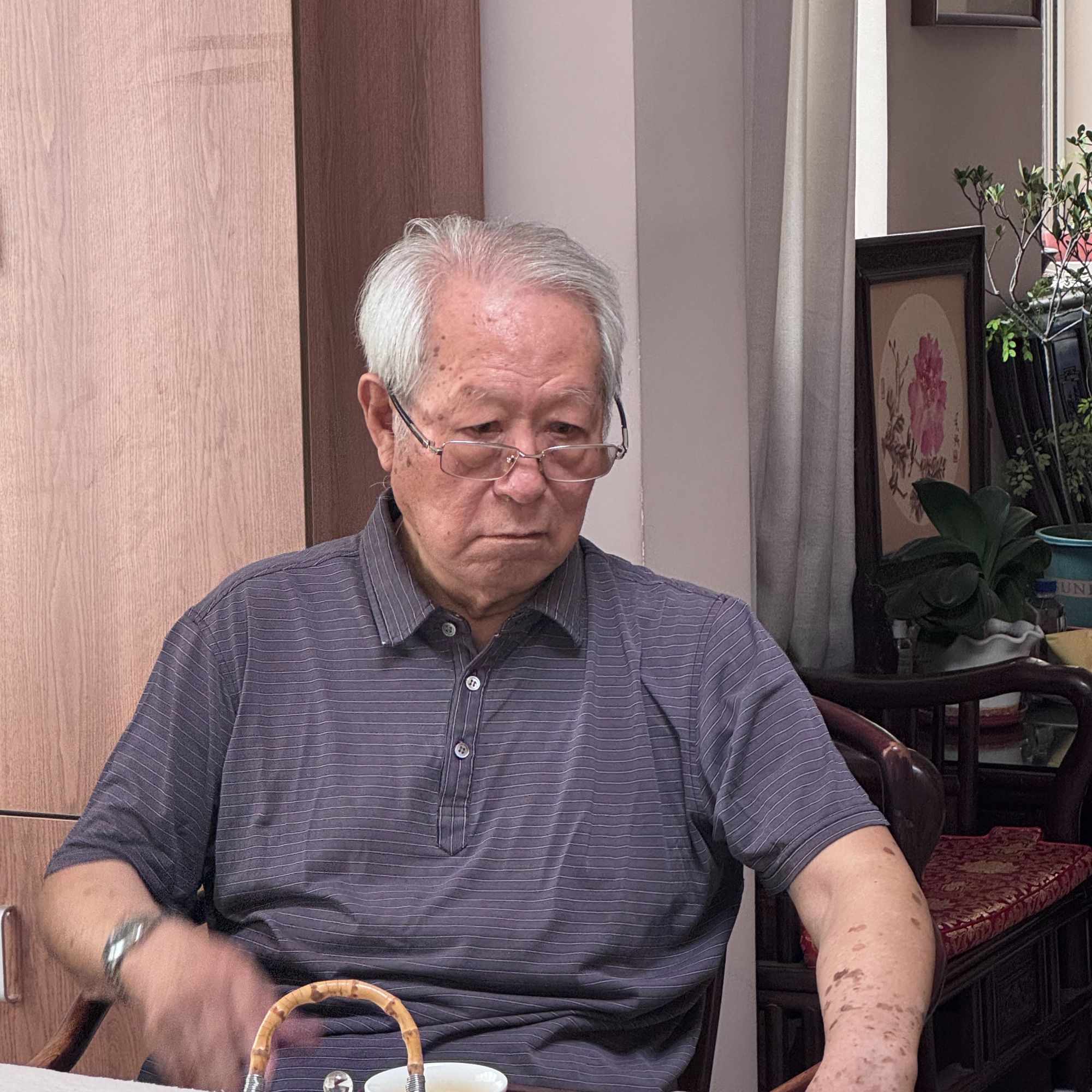 贾宝珉老师现场作品画