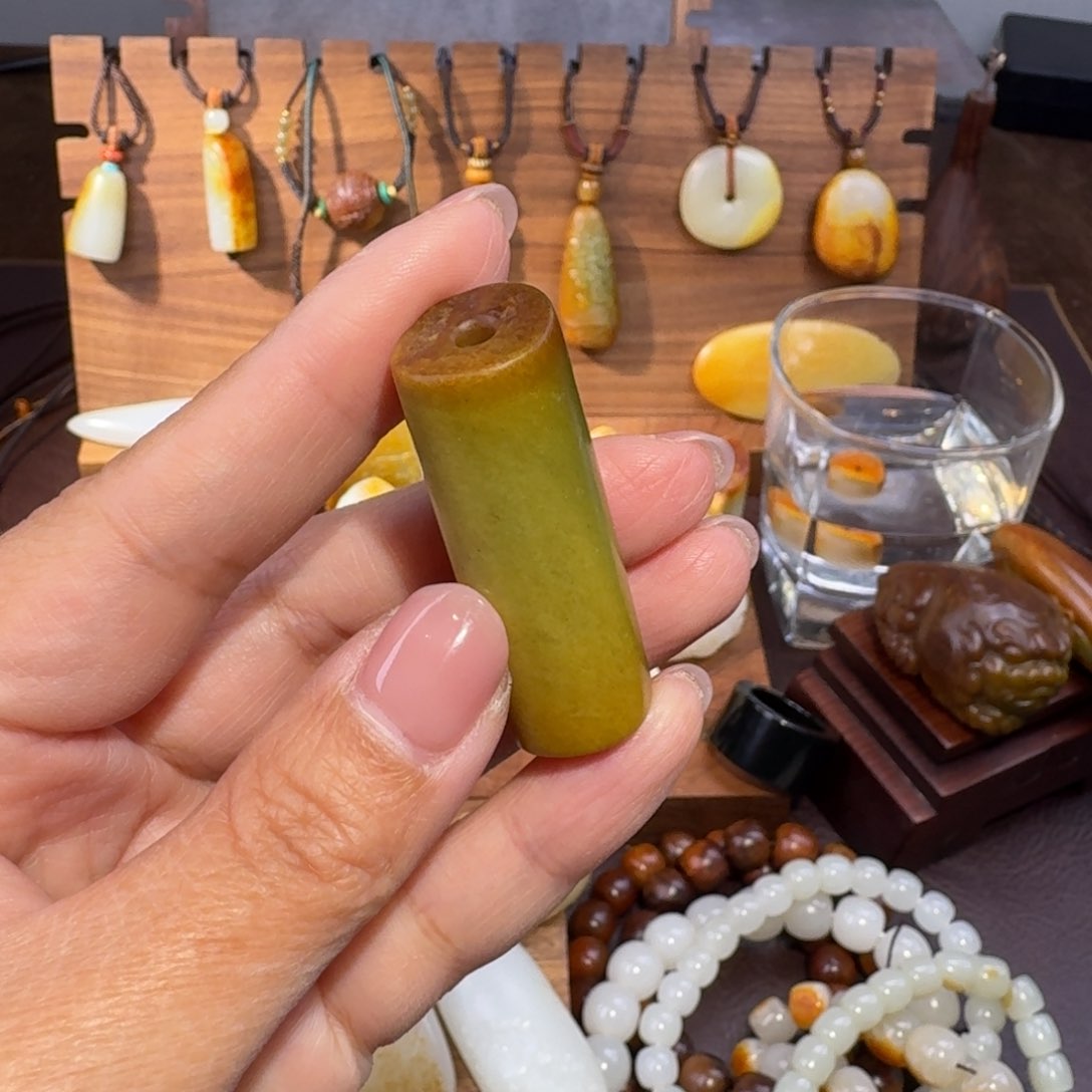 和田玉颈饰未镶嵌浩****9