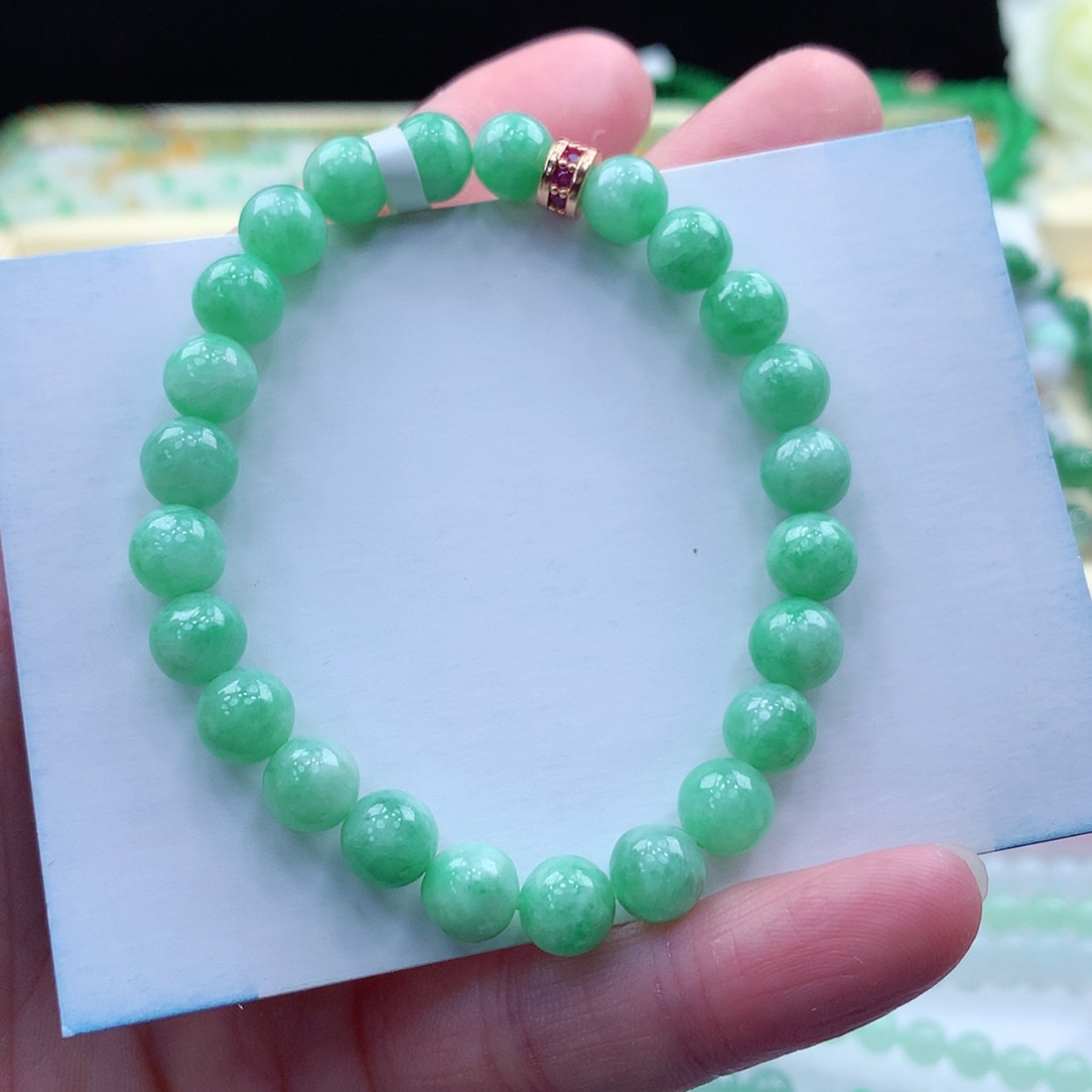 【闪购商品】翡翠颈饰未镶嵌缅甸天然A货翡翠