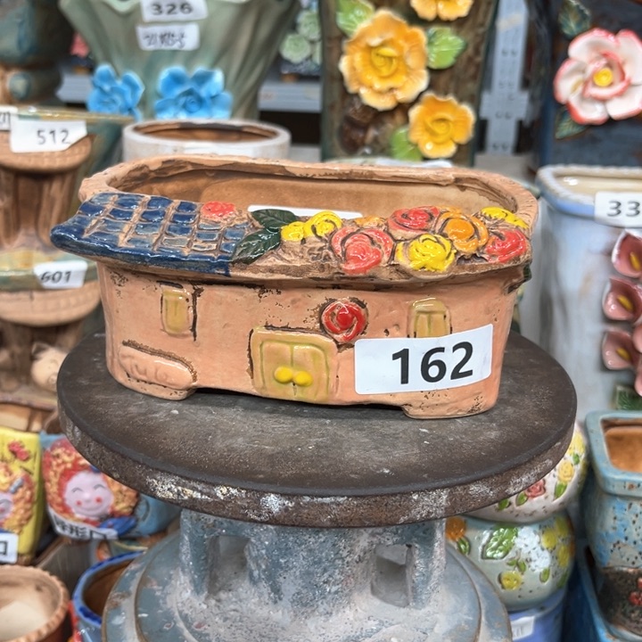 紫砂花盆粗陶材质多肉花盆