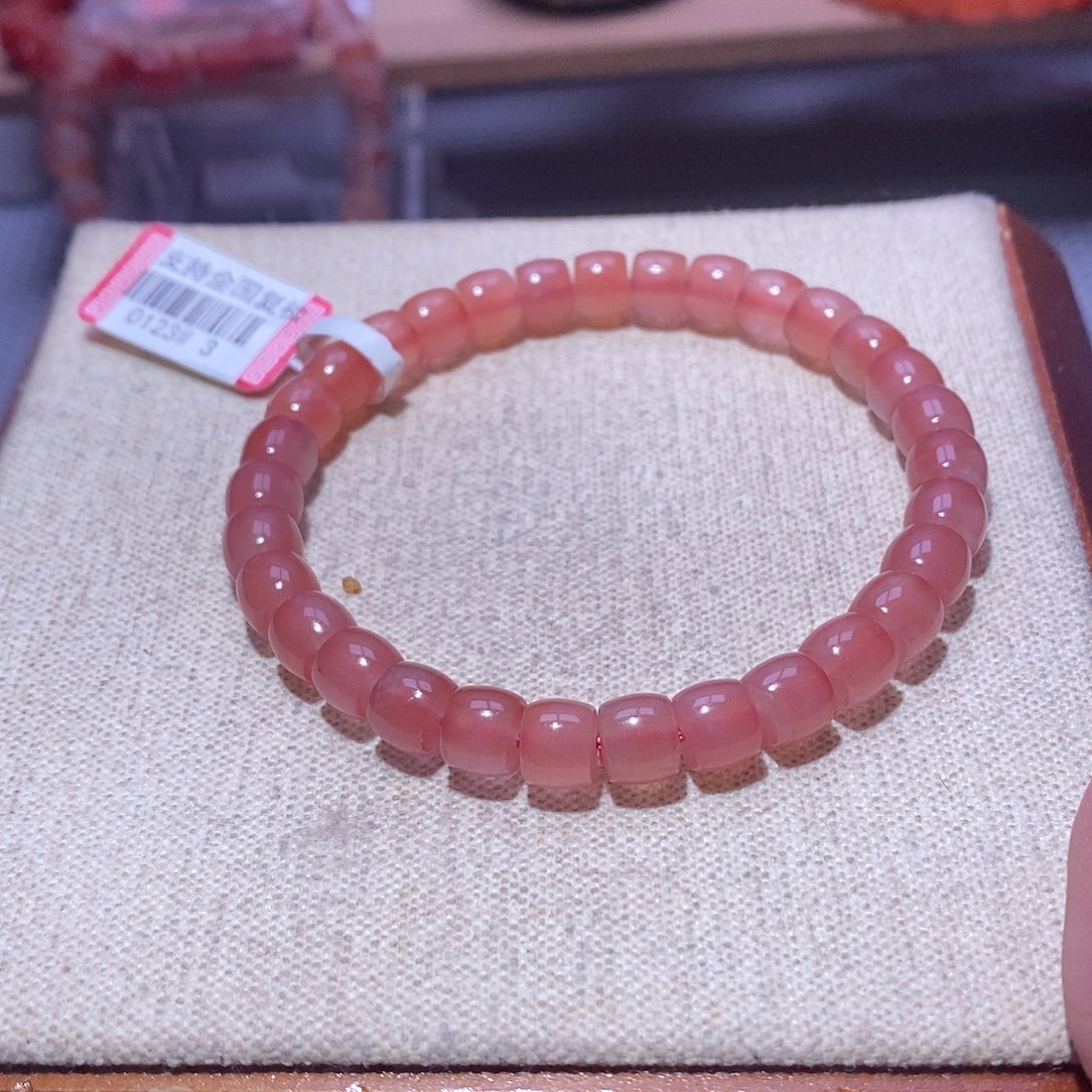 南红玛瑙未镶嵌手串卡7