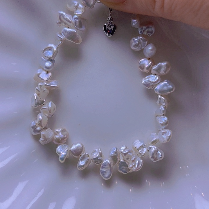 淡水珍珠手绳合金