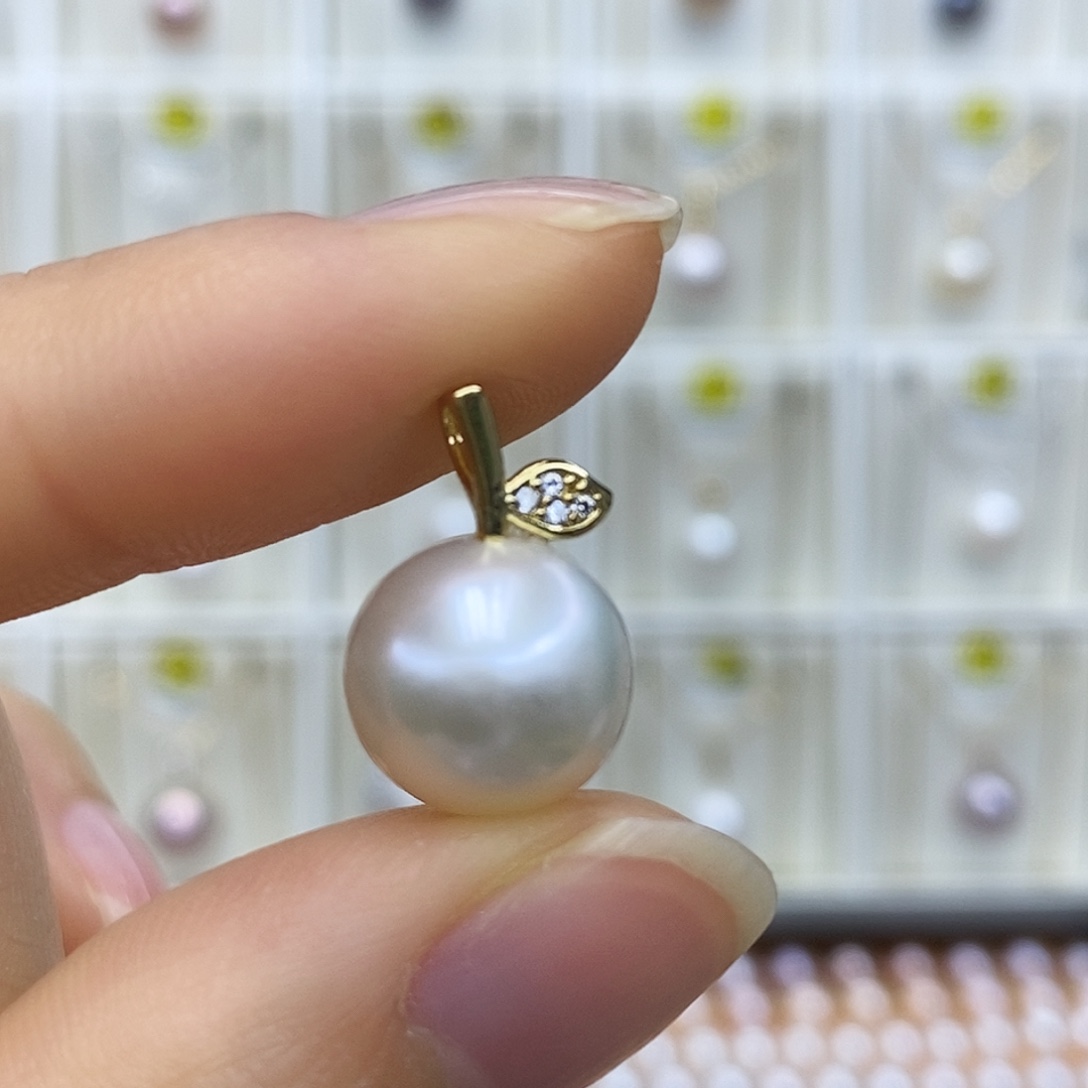 未镶嵌淡水珍珠吊坠(赠链)