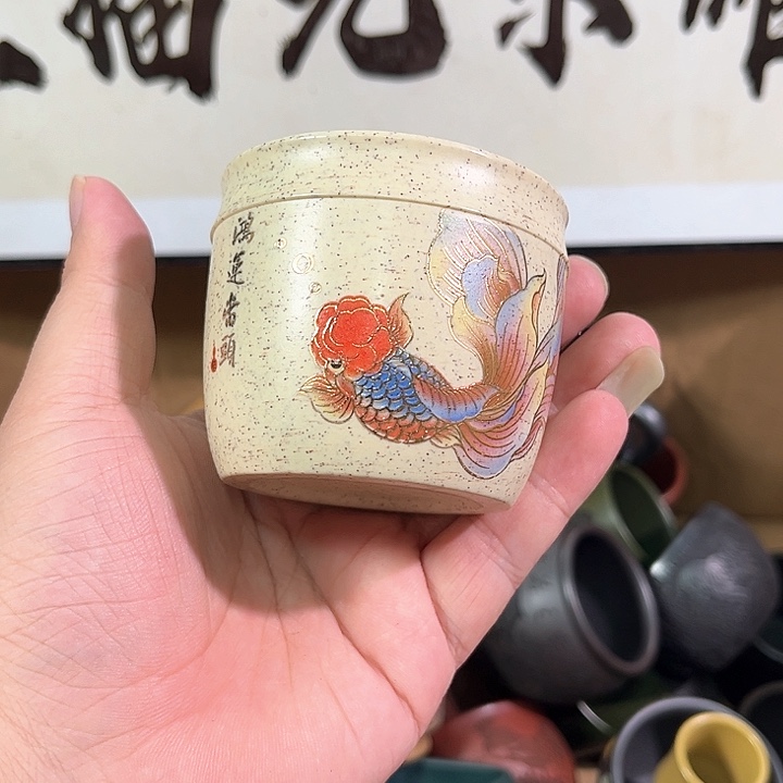 茶杯紫砂全手工紫砂主人杯