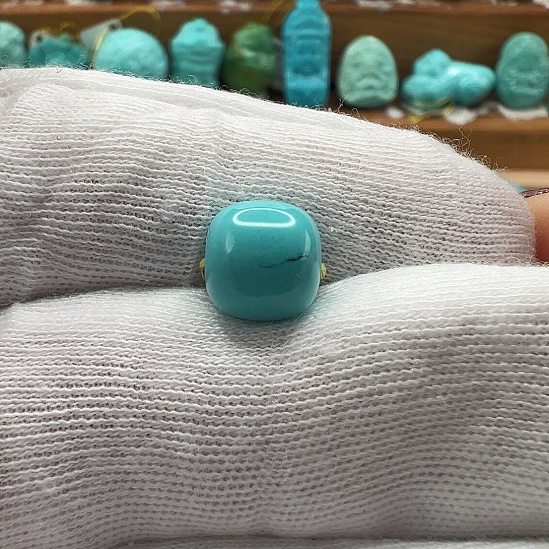 绿松石老型珠 未镶嵌