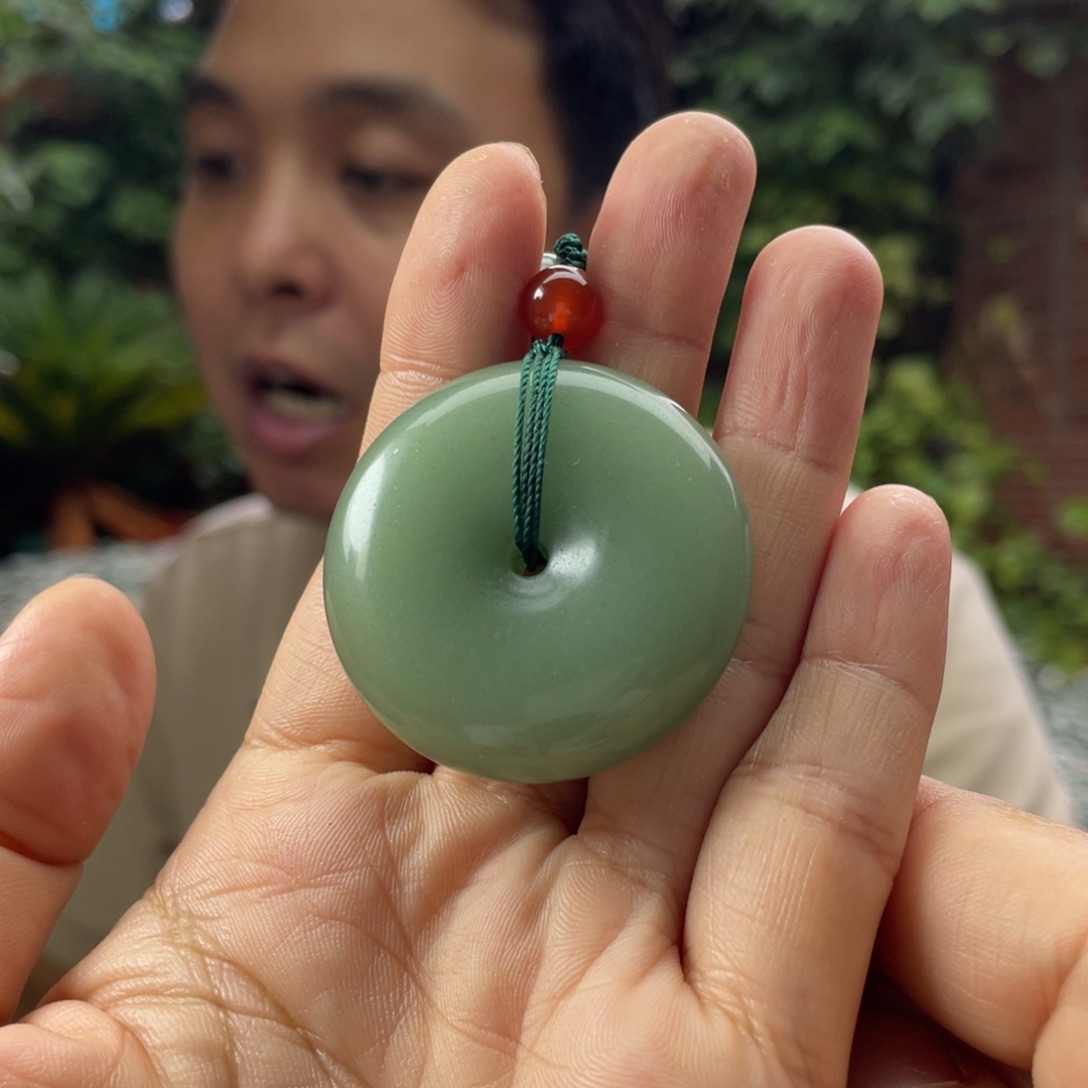 手饰石英质玉未镶嵌东岭玉平安扣40直径