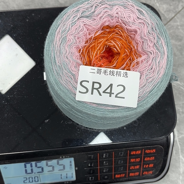 羊毛绒渐变手绕线
