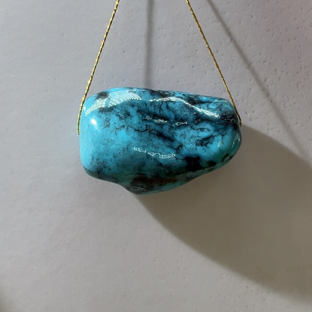 绿松石未镶嵌挂件