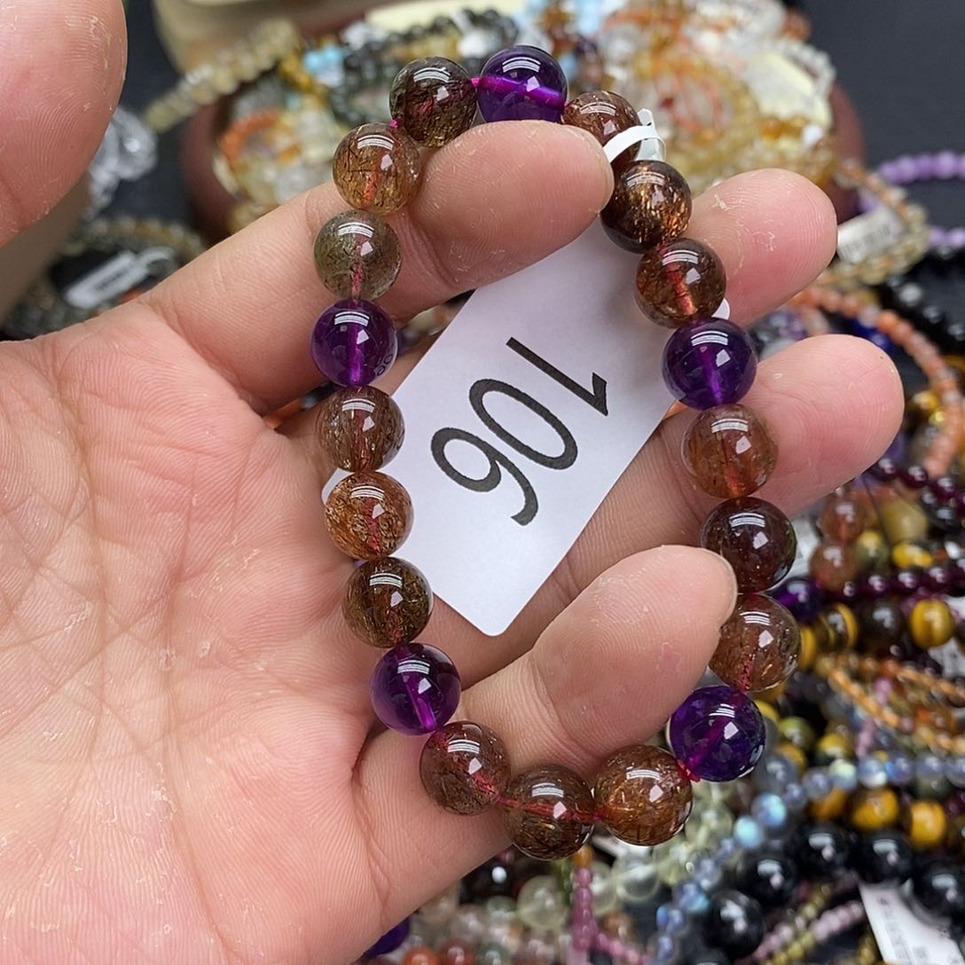 发晶手链未镶嵌手链