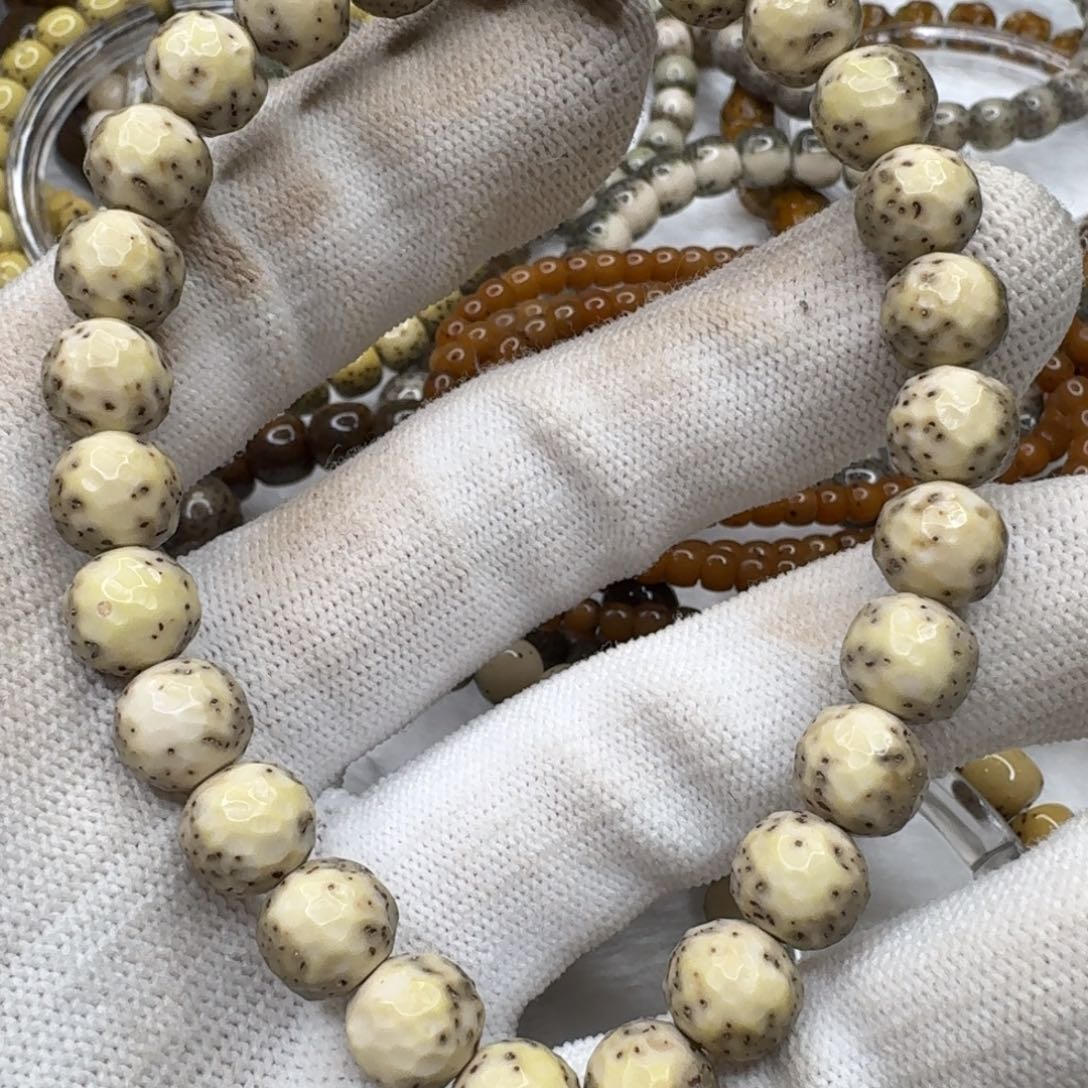 星月菩提吊坠99龙鳞河豚圆