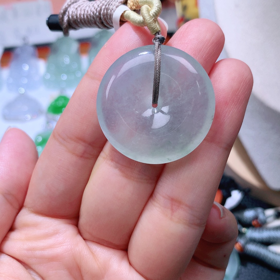 颈饰未镶嵌翡翠扣子31.2*5.8