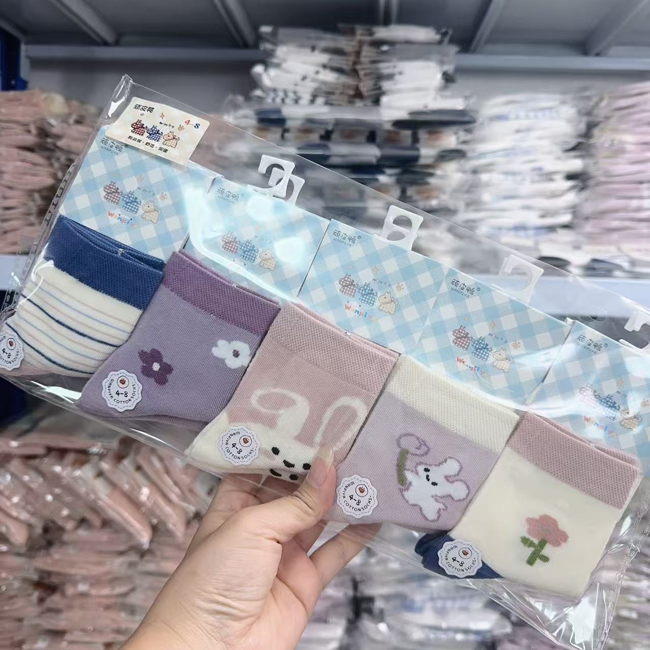 1-12岁儿童卡通四季款棉袜早秋系列男孩女孩