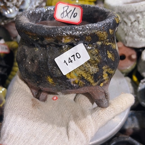 粗陶花盆手工花盆制作
