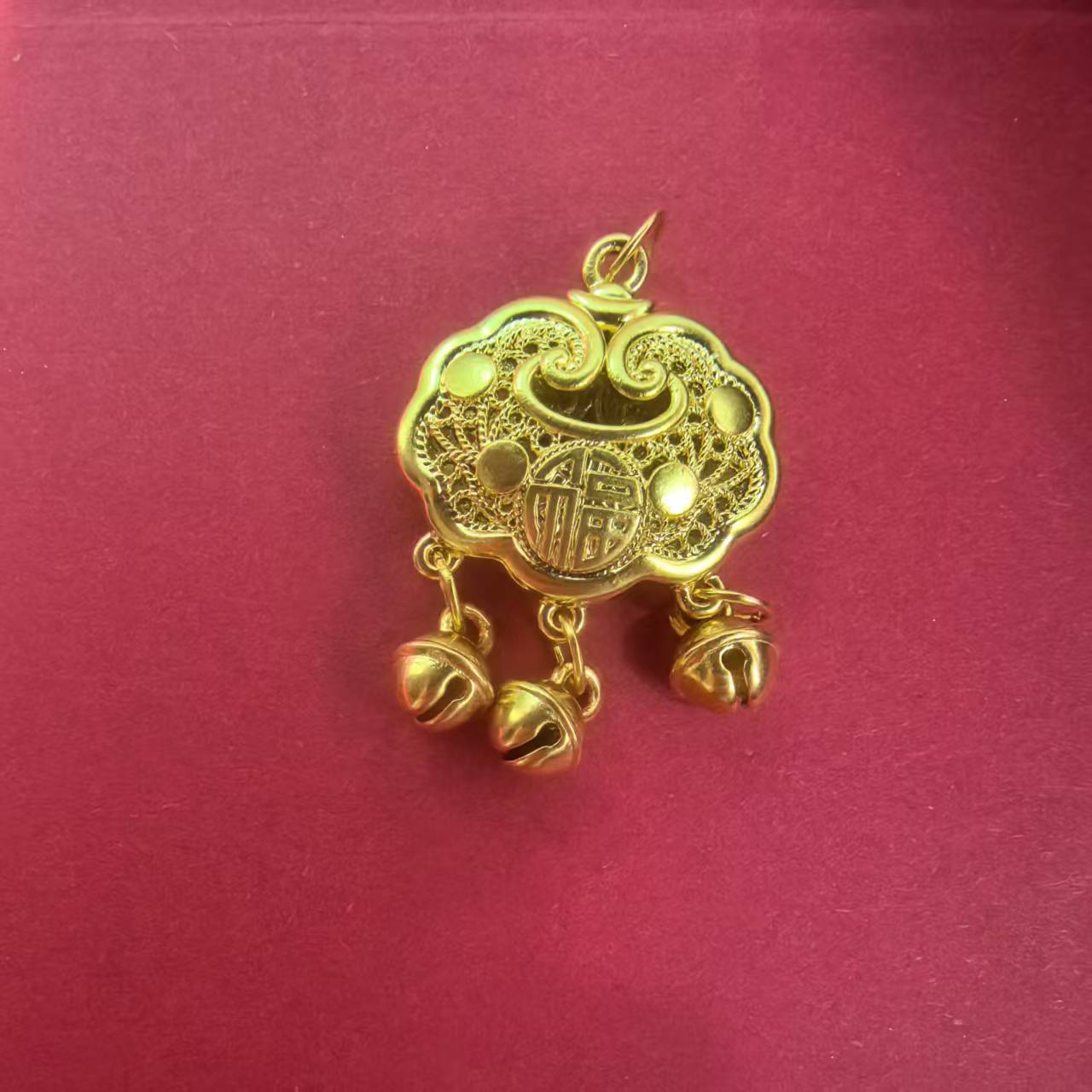 足金999铃铛锁包-JFX1129