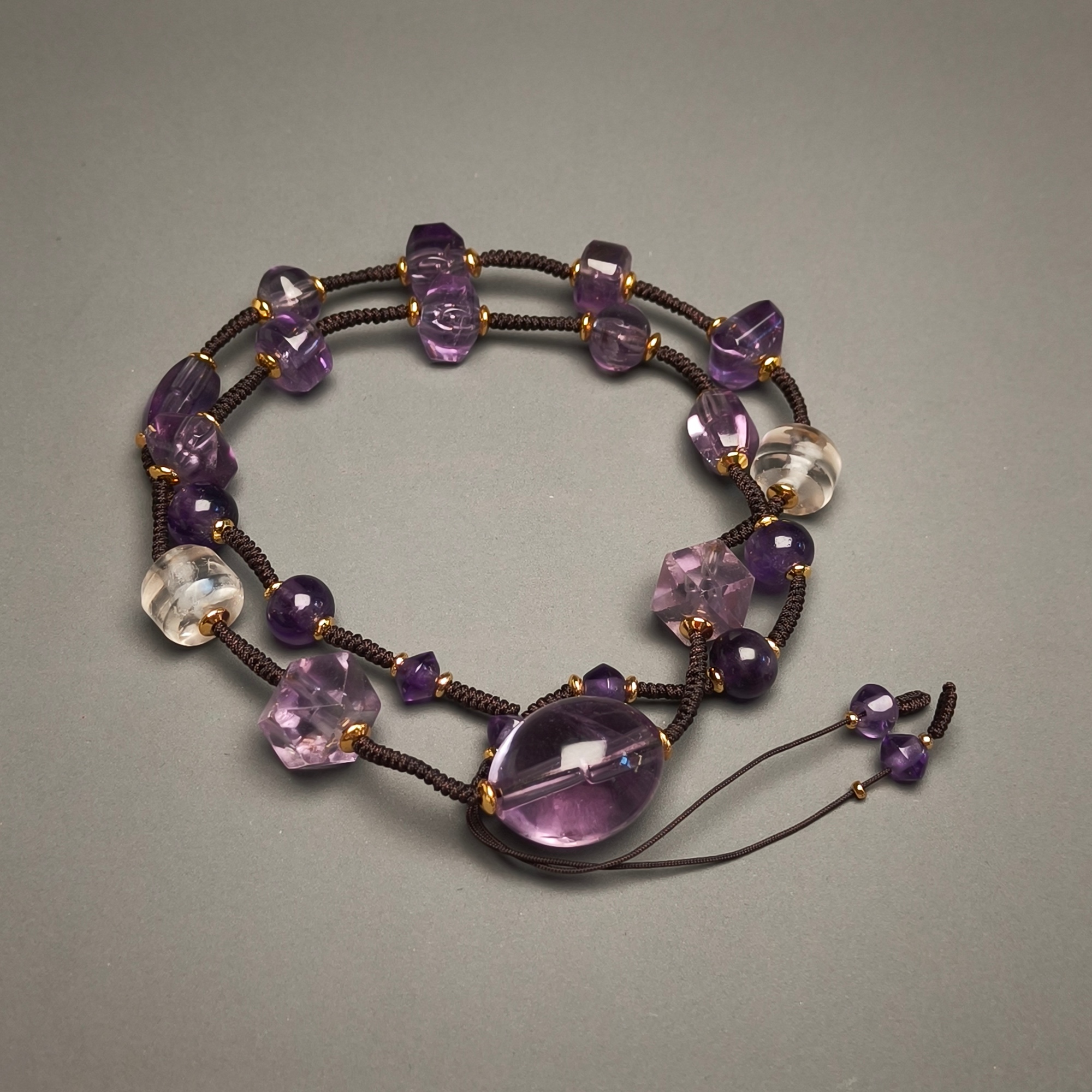 清代水晶串饰/DZ315078/古玩/收藏/德州文物