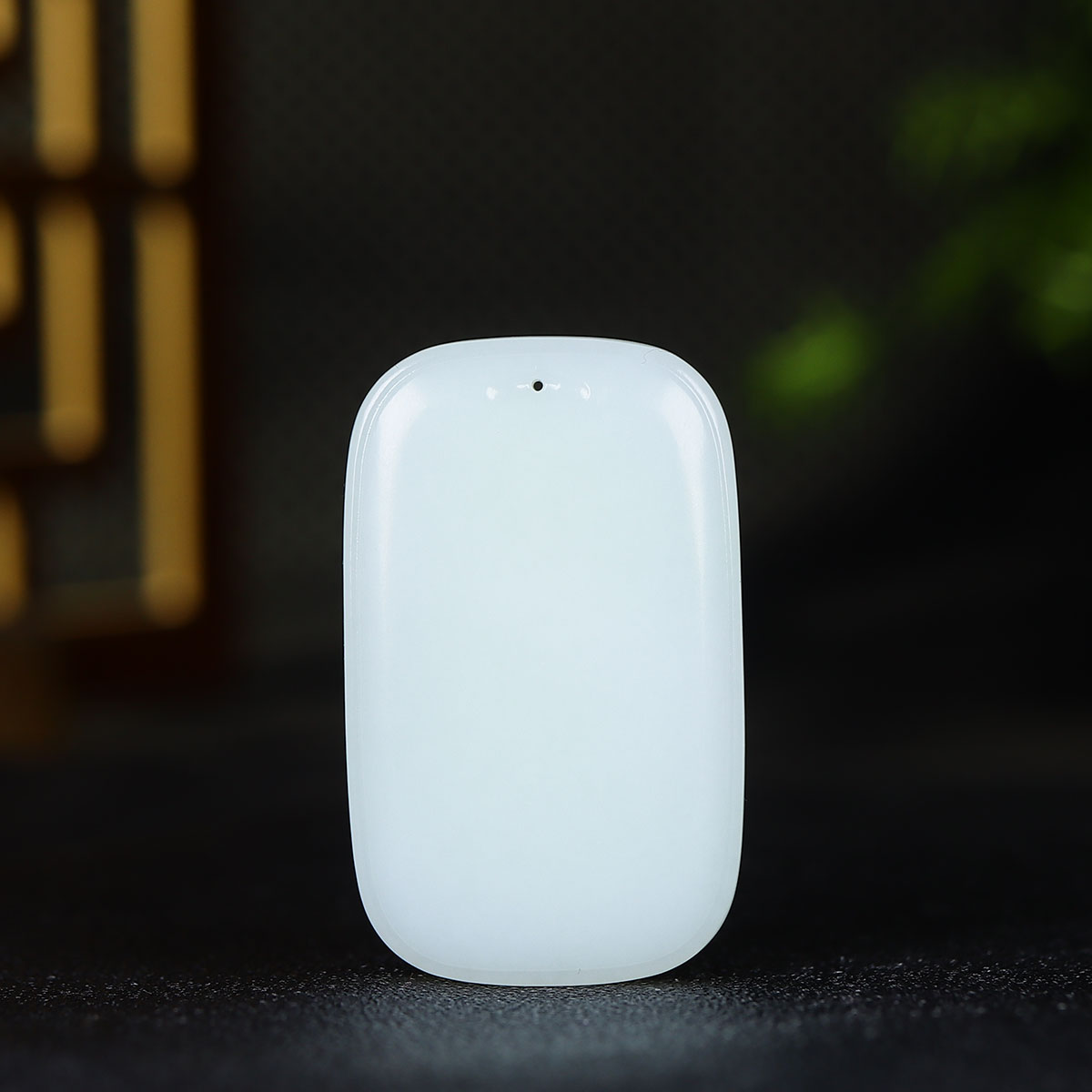 1214142和田玉白玉平安牌