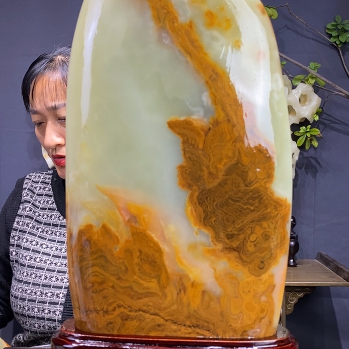 石材精品古青石摆件