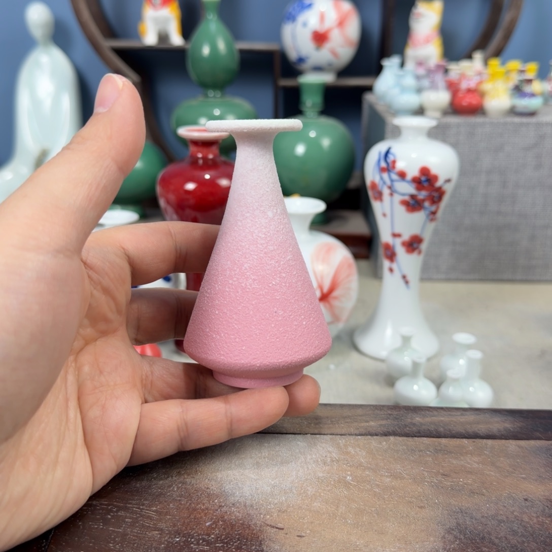陶瓷手工小花器摆件