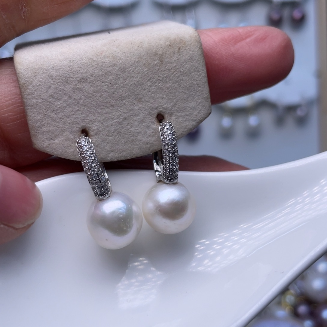耳饰未镶嵌淡水珍珠
