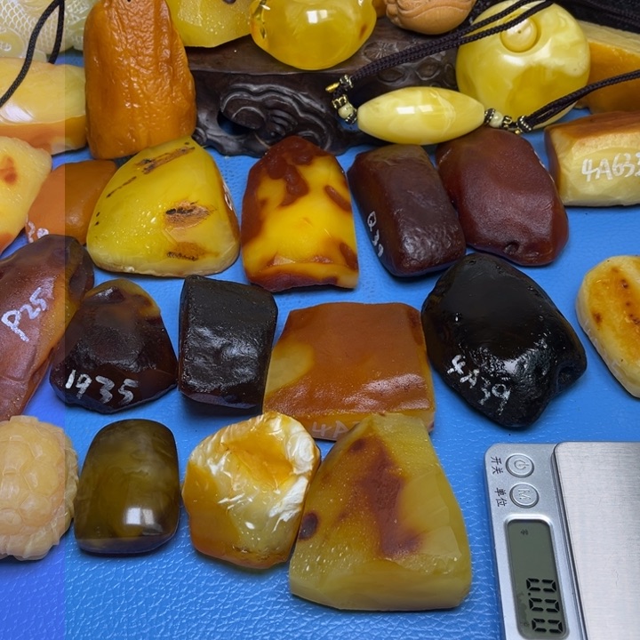 定制蜜蜡未镶嵌12345678