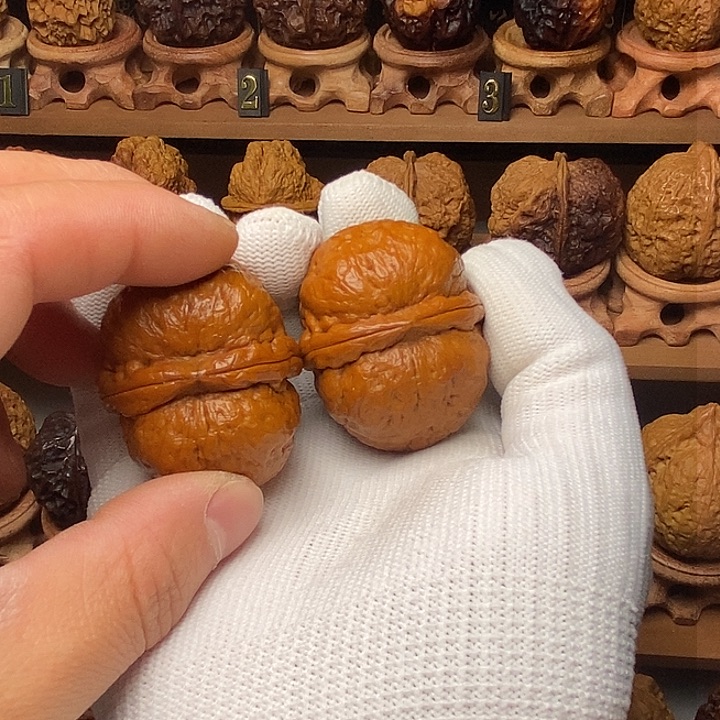 核桃把件源****粗筋萌萌包云铁高端