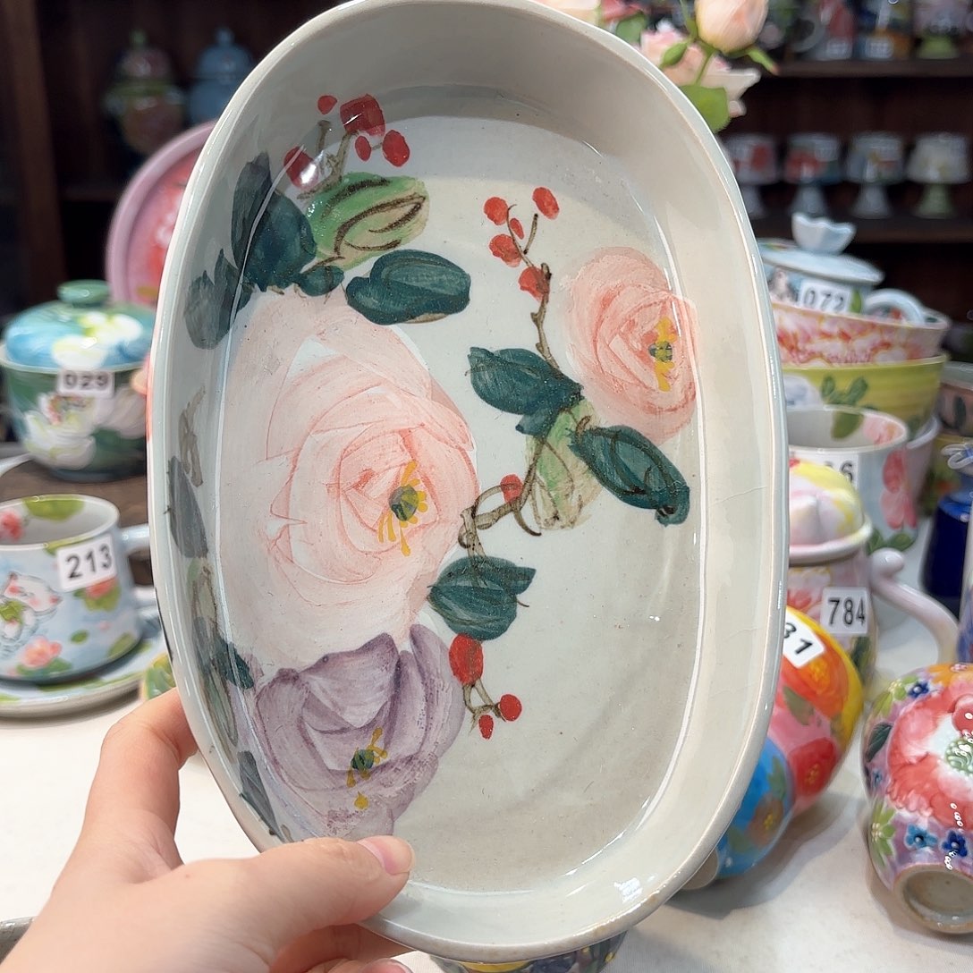 瓷片兔兔好可爱啊好