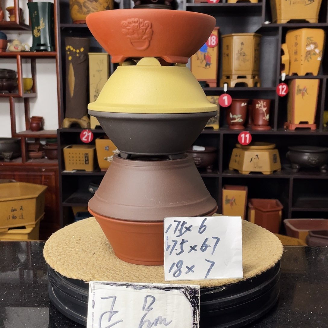 紫砂D-婉秋紫砂花盆