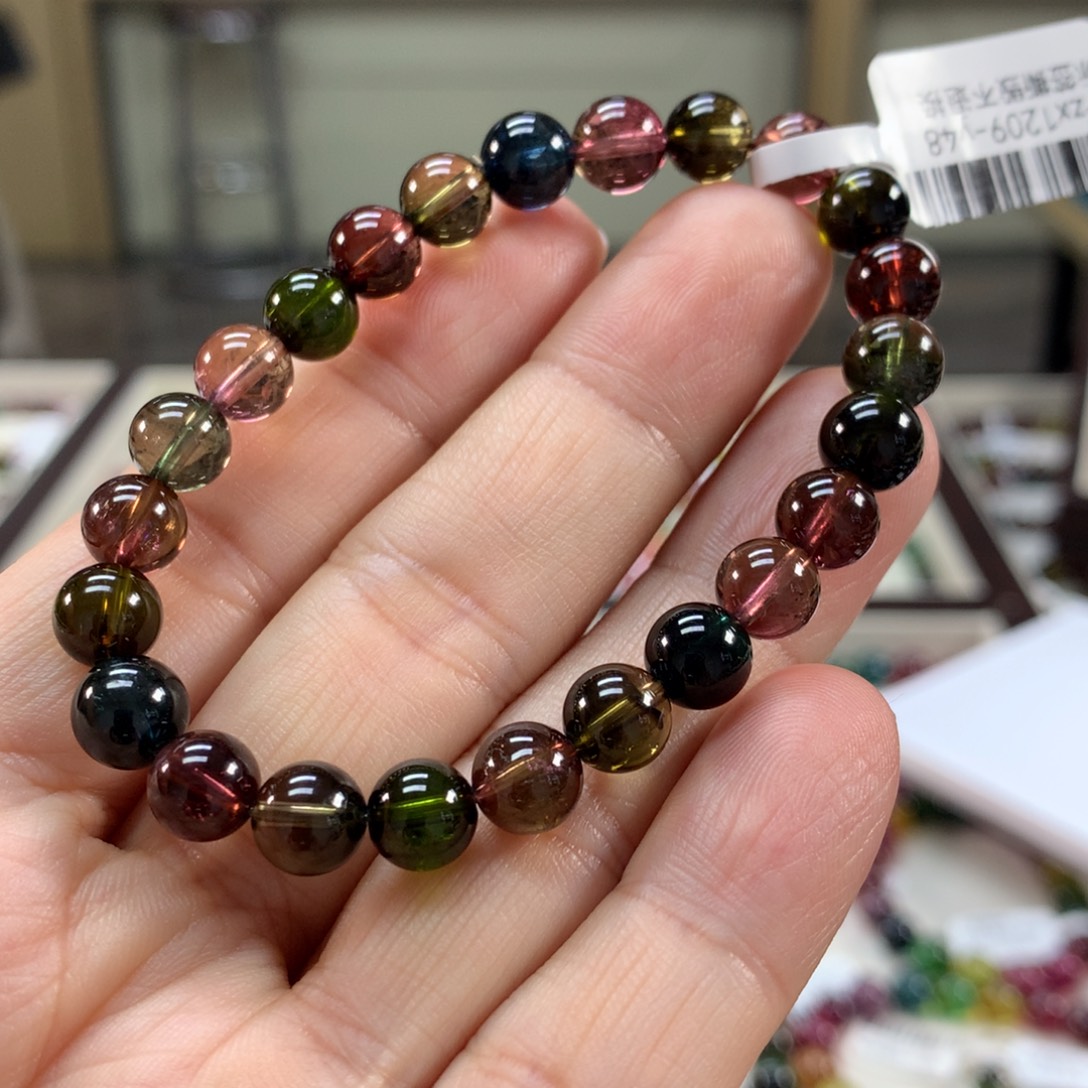 手链碧玺未镶嵌7.5左右