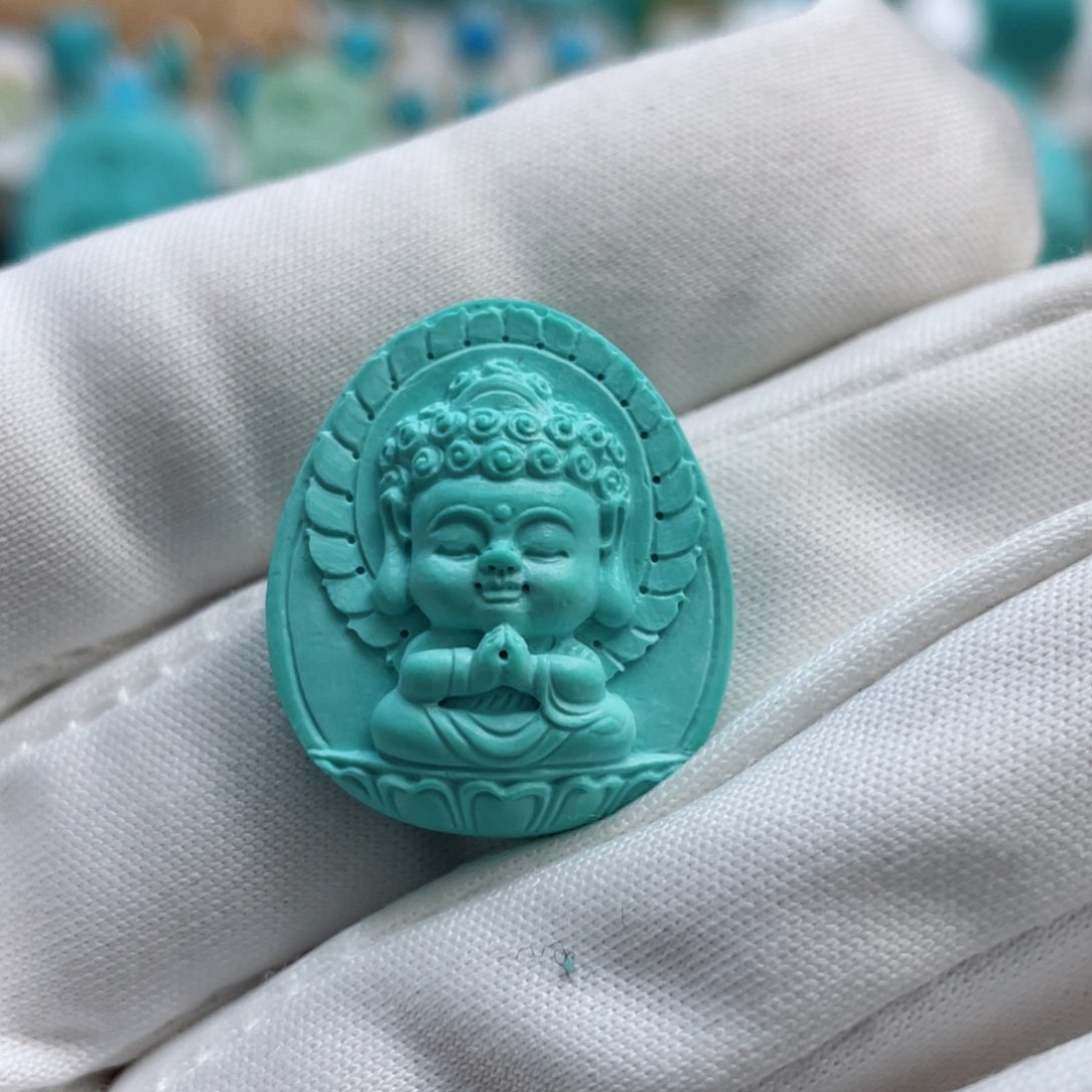 绿松石珠宝奇石未镶嵌