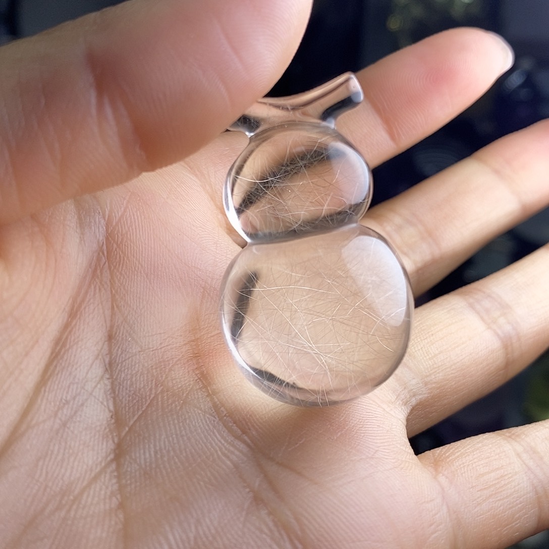 水晶摆件未镶嵌吊坠