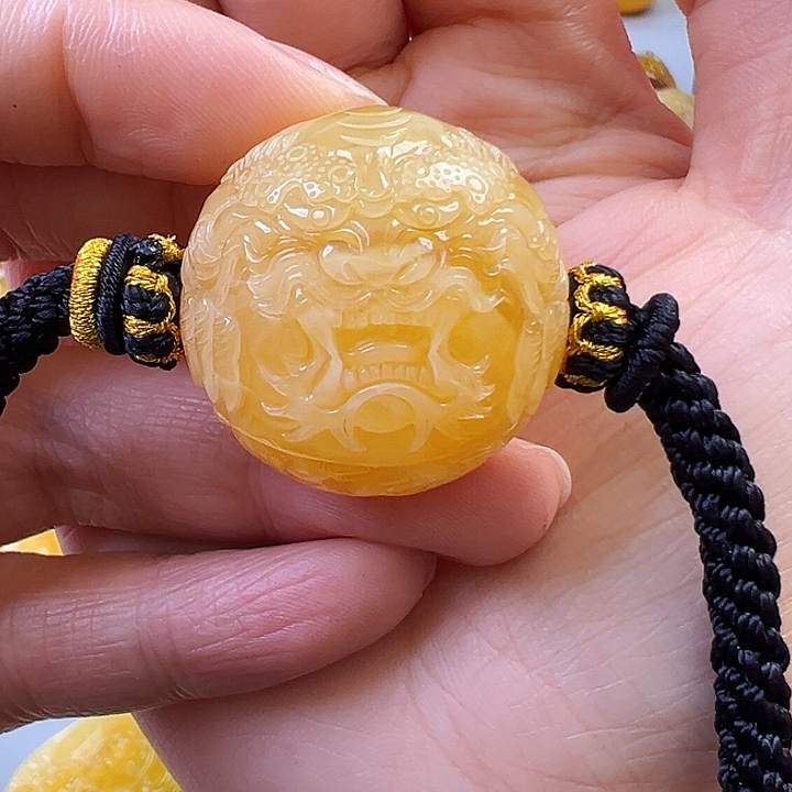 蜜蜡颈饰未镶嵌蜜蜡