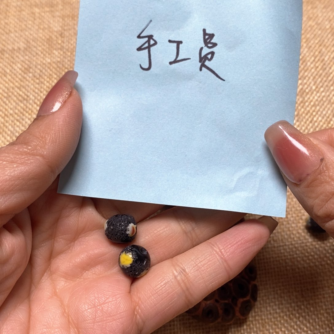 琉璃颈饰印度尼西亚配珠加手工