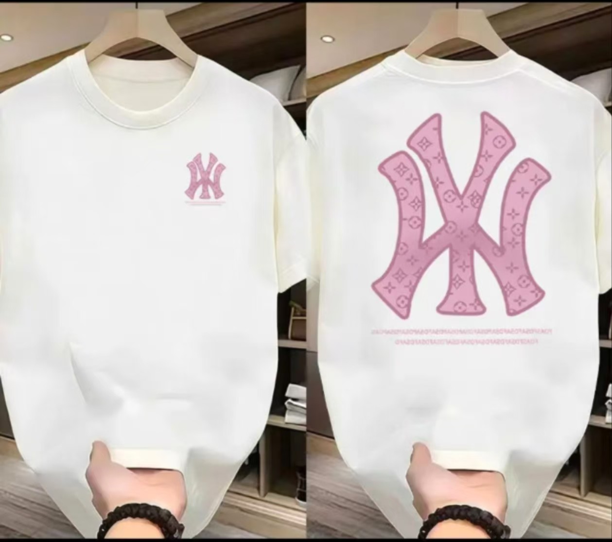 B粉丝 【一折福利】百搭圆领T恤夏季潮牌男女同款