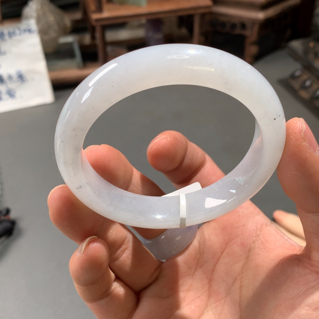 翡翠手镯未镶嵌55.7圈口