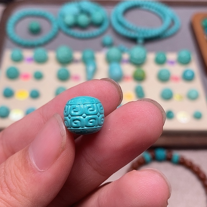 原生态湖北矿散珠配饰，尺寸12