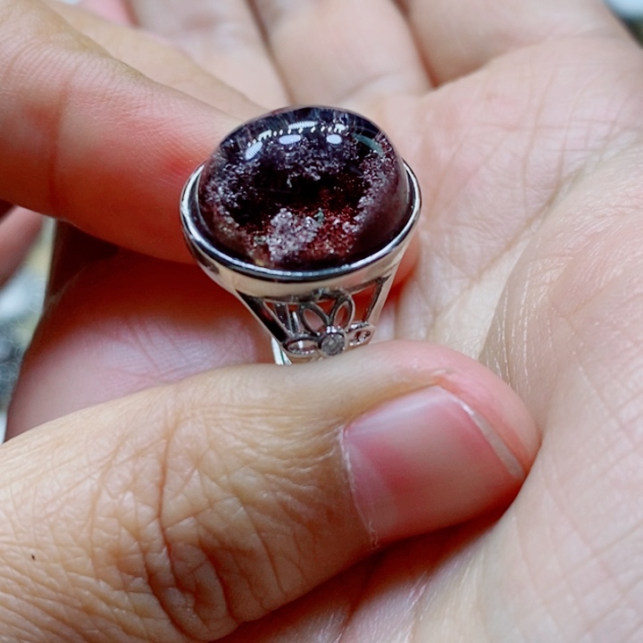 紫晶颈饰未镶嵌水晶