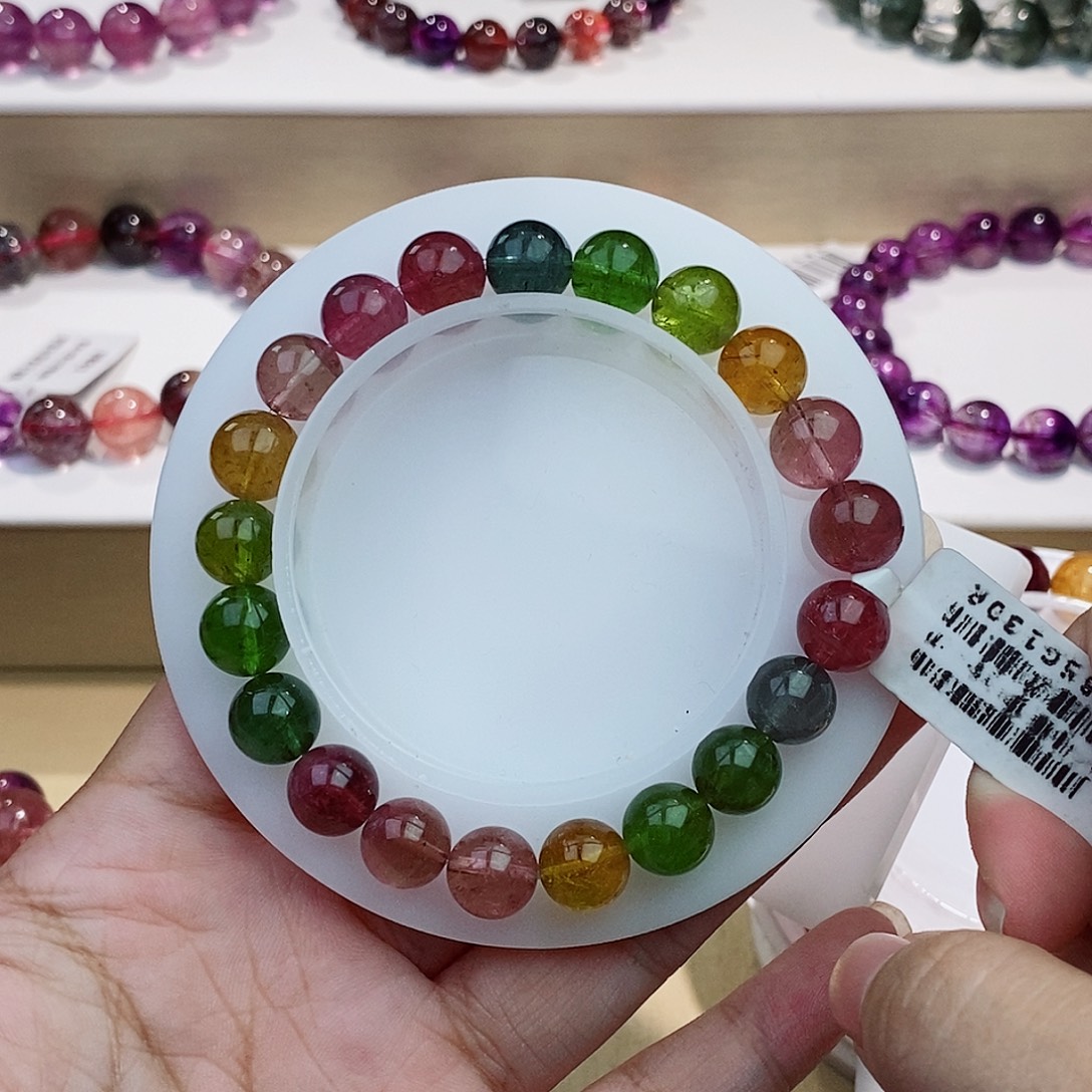 未镶嵌碧玺手链色标碧玺9