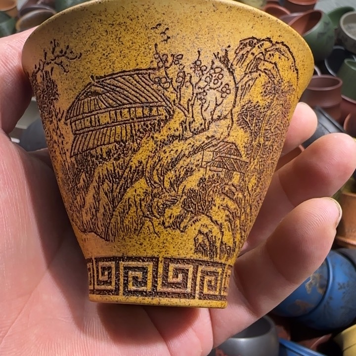 茶杯紫砂全手工制作工艺