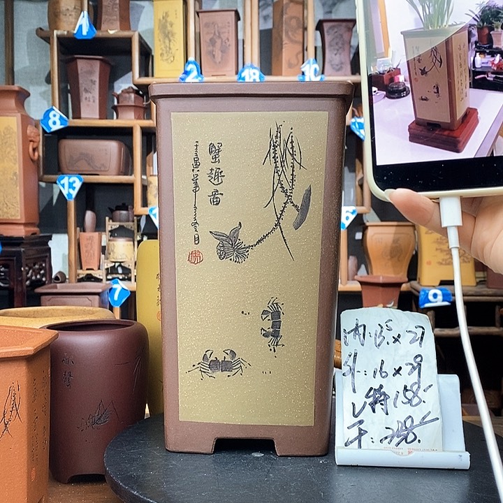 紫砂阳光老师签筒大漏价
