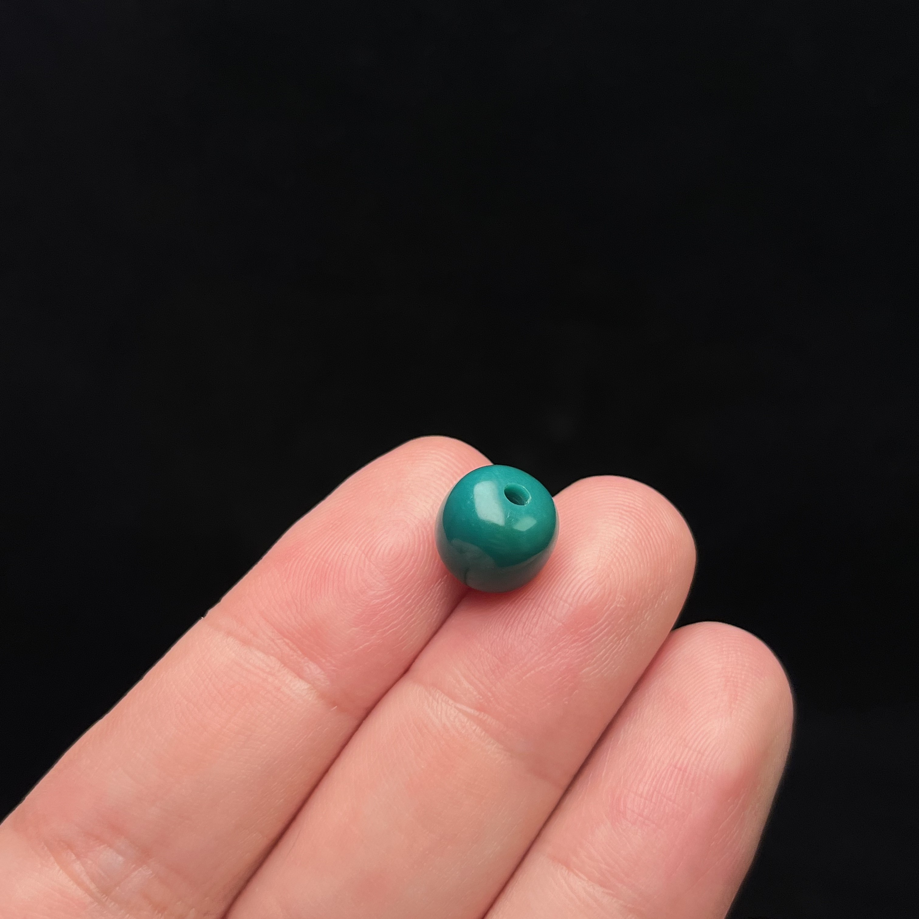 原矿绿松石老型 9.7x8.8mm 全品无暇