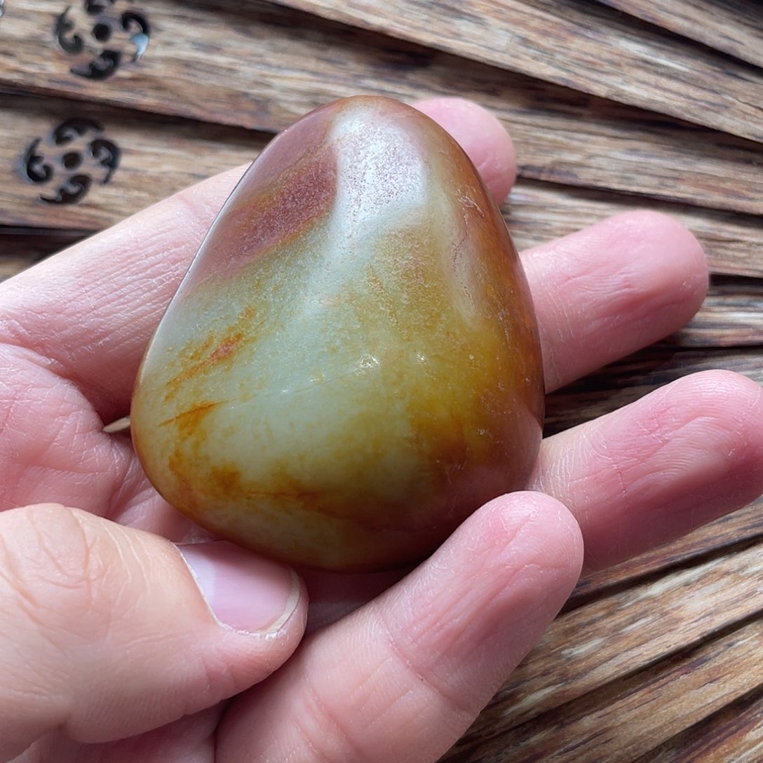 和田玉珠宝半成品未镶嵌用****3