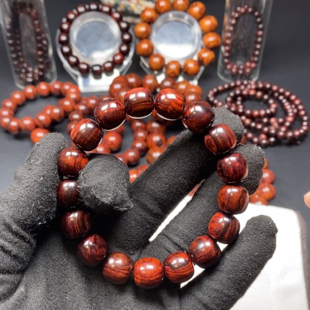 黄花梨/降香黄檀手串/手链初****?1.2x1.2